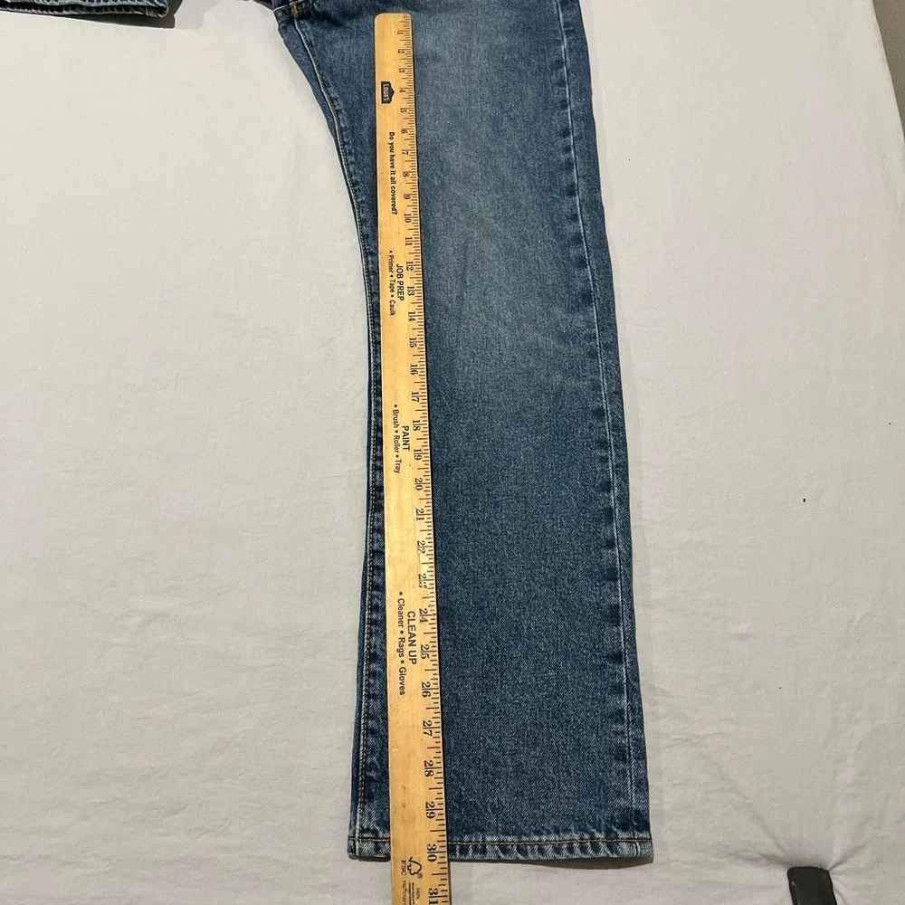 Mens Levis 501 XX 93' Blue Denim Button Fly Straight Leg Jeans 30x31 Big E